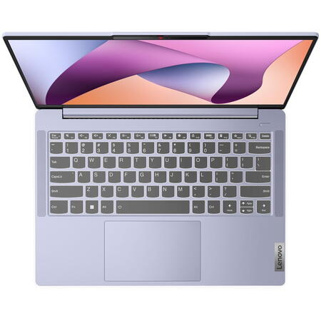 Laptop Lenovo IdeaPad Slim 5 14ABR8 cu procesor AMD Ryzen™ 5 7530U pana la 4.5 GHz, 14", WUXGA, OLED, 16GB, 512GB SSD, AMD Radeon™ Graphics, No OS, Violet
