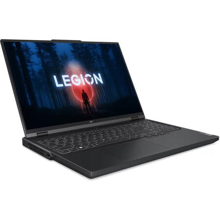 Laptop Gaming Lenovo Legion Pro 5 16ARX8 cu procesor AMD Ryzen™ 7 7745HX pana la 5.1 GHz, 16'', WQXGA, IPS, 240Hz, 16GB, 512GB SSD, NVIDIA® GeForce RTX™ 4060 8GB GDDR6, No OS, Onyx Grey, 3y on-site, Premium Care