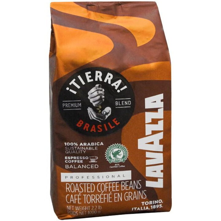 Cafea boabe Lavazza Tierra Brasil 100% Arabica, 1 Kg.
