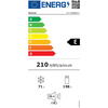 Combina frigorifica Heinner HC-HM269E++, 269 l, Clasa E, Control mecanic, Iluminare LED, H 180 cm, Alb
