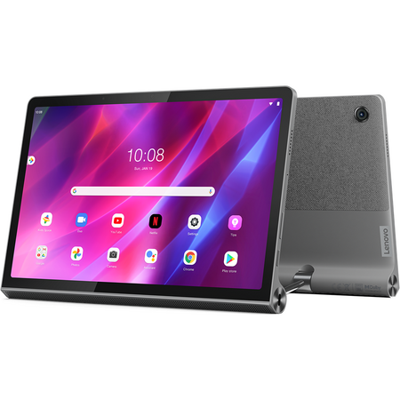 Tableta Lenovo Yoga Tab 11, Procesor MediaTek Helio G90T Octa-core 2.05 Ghz, Capacitive touchscreen 11", 8GB RAM, 256GB Flash, 8MP, Wi-Fi, 4G, Android Gri