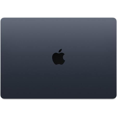 Laptop Apple MacBook Air 15" cu procesor Apple M2, 8 nuclee CPU si 10 nuclee GPU, 24GB, 512GB SSD, Midnight, INT KB