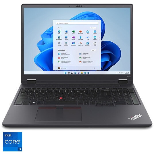 Laptop Lenovo ThinkPad P16v Gen 1 cu procesor Intel® Core™ i7-13700H pana la 5.0 GHz, 16, WUXGA, IPS, 32GB, 1TB SSD, NVIDIA® RTX A1000 6GB GDDR6, Windows 11 Pro, Thunder Black