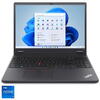 Laptop Lenovo ThinkPad P16v Gen 1 cu procesor Intel® Core™ i7-13700H pana la 5.0 GHz, 16", WUXGA, IPS, 32GB, 1TB SSD, 	NVIDIA® RTX A1000 6GB GDDR6, Windows 11 Pro, Thunder Black