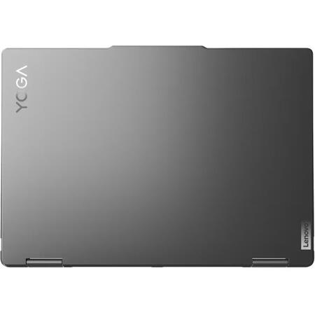 Laptop ultraportabil Lenovo Yoga 7 14ARP8 cu procesor AMD Ryzen™ 5 7535U pana la 4.55 GHz, 14", WUXGA, OLED, Touch, 16GB, 512GB SSD, AMD Radeon™ 660M Graphics, Windows 11 Home, Storm Grey, 3y on-site Premium Care