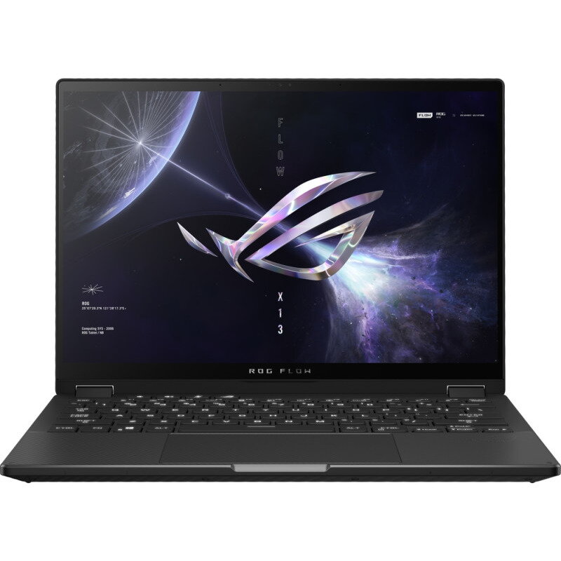 Laptop ASUS Gaming 13.4'' ROG Flow X13 GV302XU, QHD+ 165Hz Touch, cu procesor AMD Ryzen™ 9 7940HS (16M Cache, up to 5.2 GHz), 16GB DDR5, 1TB SSD, GeForce RTX 4050 6GB, Win 11 Home, Off Black