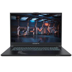 Laptop Gaming Gigabyte G7 MF cu procesor Intel® Core™ i5-12500H pana la 4.50GHz, 17.3", Full HD, 144Hz, 16GB, 512GB SSD, NVIDIA GeForce RTX 4050 6GB GDDR6, No OS, Black