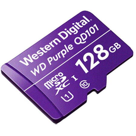 Card memorie WD Micro SD Purple Ultra Endurance 128GB, Clasa 10, UHS-I