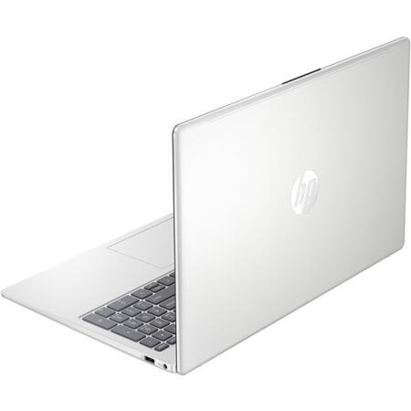 Laptop HP 15-fc0024nq cu procesor AMD Ryzen™ 5 7520U pana la 4.30 GHz, 15.6", Full HD, IPS, 8GB, 512GB SSD, AMD Radeon™ Graphics, Free DOS, Natural Siver