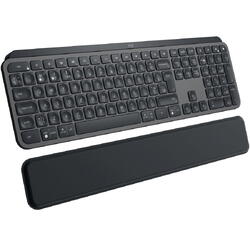 Tastatura wireless Logitech MX Keys S, Iluminare, Palmrest, 2.4GHz&Bluetooth,USB-C, US INTL layout, Graphite