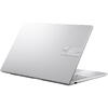 Laptop ASUS VivoBook 15 A1504ZA cu procesor Intel® Core™ i7-1255U pana la 4.70 GHz, 15.6", Full HD, IPS, 8GB, 512GB SSD, Intel® UHD Graphics, No OS, Cool Silver