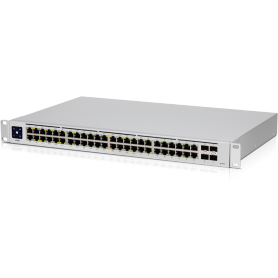 UniFi Switch, USW-48-POE, (48) Gigabit Ethernet Ports including (32) 802.3at PoE+