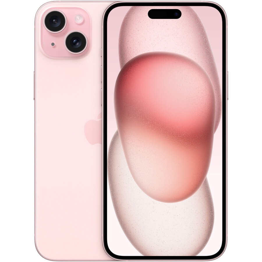 Telefon mobil Apple iPhone 15 Plus, 128GB, 5G, Pink
