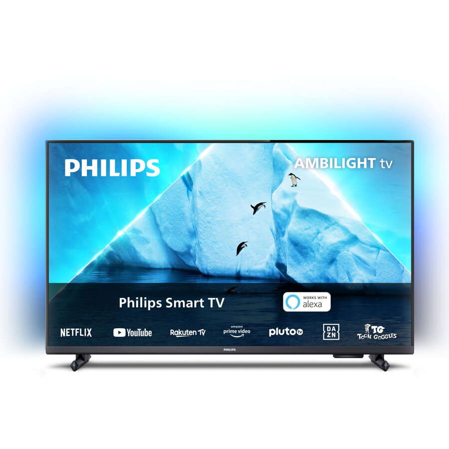 Televizor Led Philips 32pfs6908, 80 Cm, Ambilight, Smart Tv, Full Hd, Clasa F