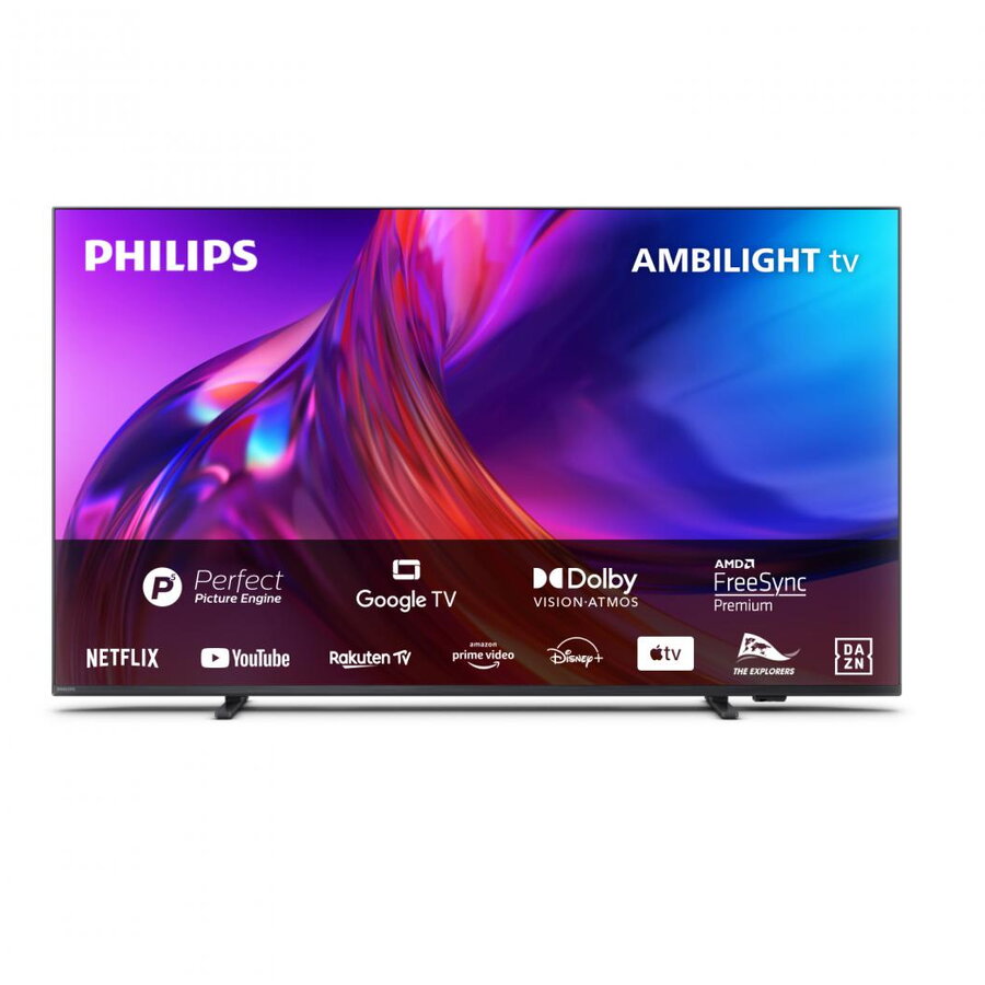 instalare hbo go pe smart tv philips Televizor LED Philips 43PUS8518, 108 cm, Smart Google TV, 4K Ultra HD, Clasa F