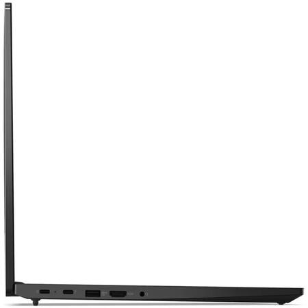 Laptop Lenovo 16'' ThinkPad E16 Gen 1, WUXGA IPS, Procesor Intel® Core™ i5-1335U (12M Cache, up to 4.60 GHz), 16GB DDR4, 512GB SSD, Intel Iris Xe, No OS, Graphite Black