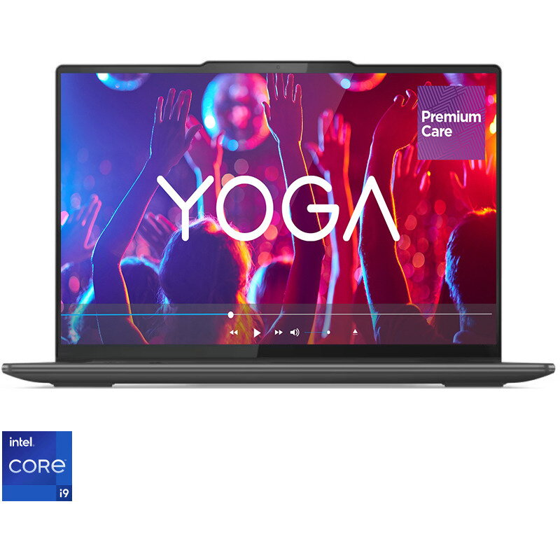 Ultrabook Lenovo 14.5&#039;&#039; Yoga Pro 9 14irp8, 3k Mini Led 165hz Touch, Procesor Intel® Core™ I9-13905h (24m Cache, Up To 5.40 Ghz), 64gb Ddr5x, 1tb Ssd, Geforce Rtx 4070 8gb, Win 11 Pro, Storm Grey, 3yr Onsite Premium Care
