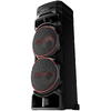 Sistem audio LG XBOOM RNC9, Bluetooth, Radio FM, Karaoke, Wireless Party Link, Double Bass-Boost, Negru
