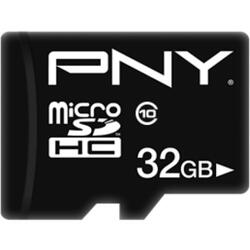 Memory Card microSDHC PNY Performance Plus 32GB, Class 10 + Adaptor SD
