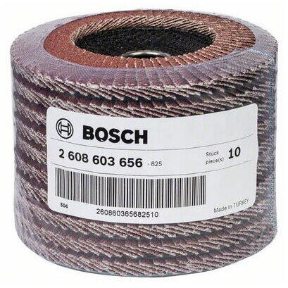 Disc lamelar frontal pentru metal Bosch Standard 2608603656, 125 mm diametru, 40 granulatie