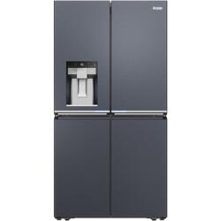 Side by Side Haier HCR7918EIMB, No Frost, 601 l, H 177 cm, Clasa E, Dozator apa, negru