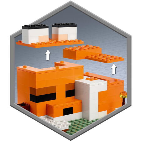 LEGO® Minecraft - Vizuina vulpilor 21178, 193 piese