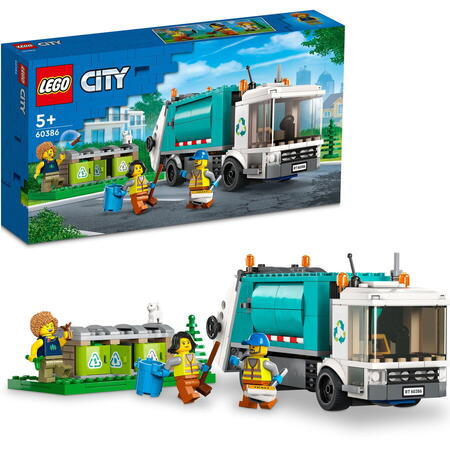 LEGO® City - Camion de reciclare 60386, 261 piese