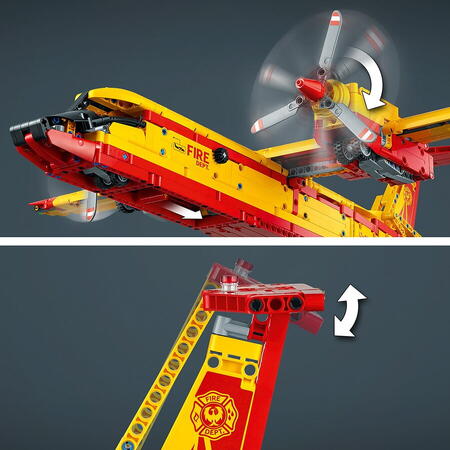 LEGO® Technic - Avion de pompieri 42152, 1134 piese