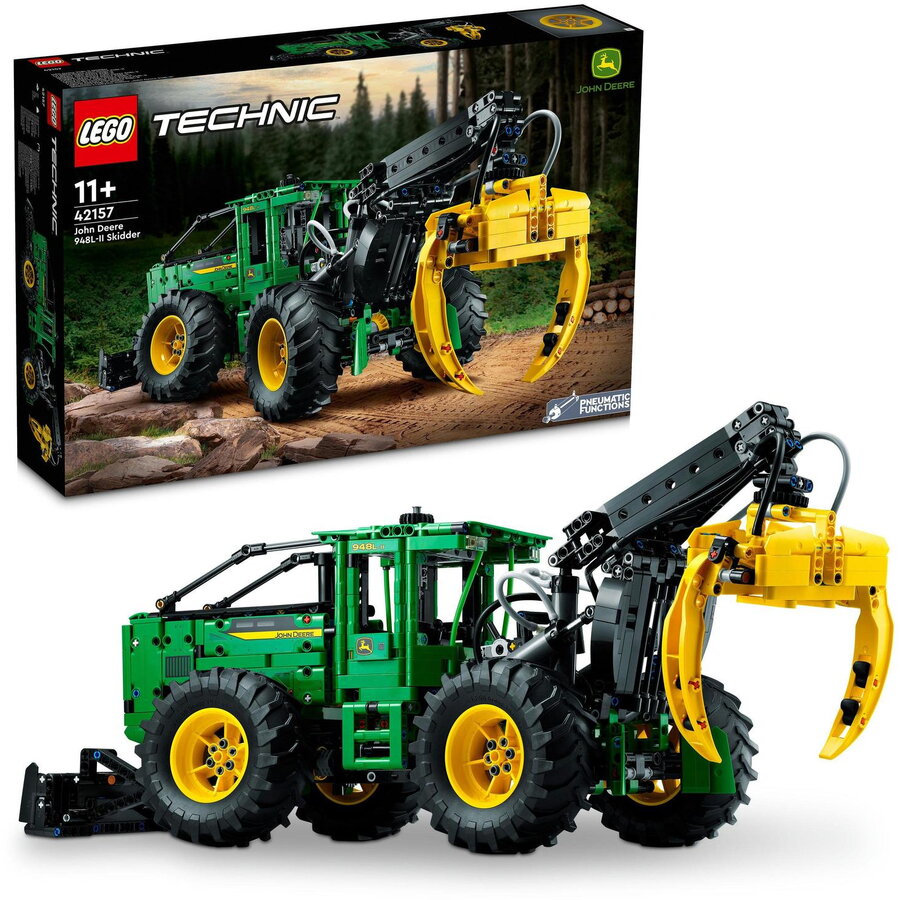 LEGO® Technic - Tractor de corhanit John Deere 948L-II 42157, 1492 piese