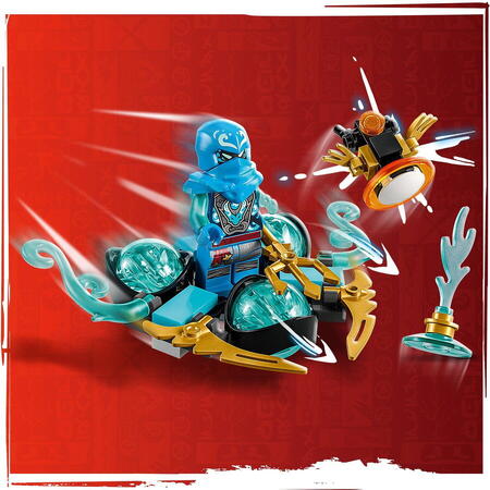 LEGO® Ninjago - Driftul Spinjitzu al Nyei cu puterea dragonului 71778, 57 piese