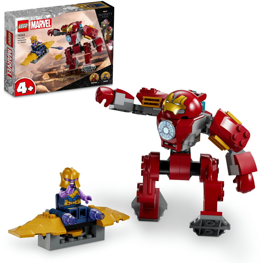LEGO® Super Heroes - Iron Man Hulkbuster vs Thanos 76263, 66 piese