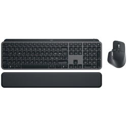 Kit Logitech MX Keys S Combo, MX Keys S + MX Master 3S, 2.4GHz&Bluetooh, Silent, USB-C, Graphite
