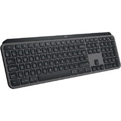 Tastatura wireless Logitech MX Keys S, Iluminare, 2.4GHz&Bluetooth,USB-C, US INTL layout, Graphite