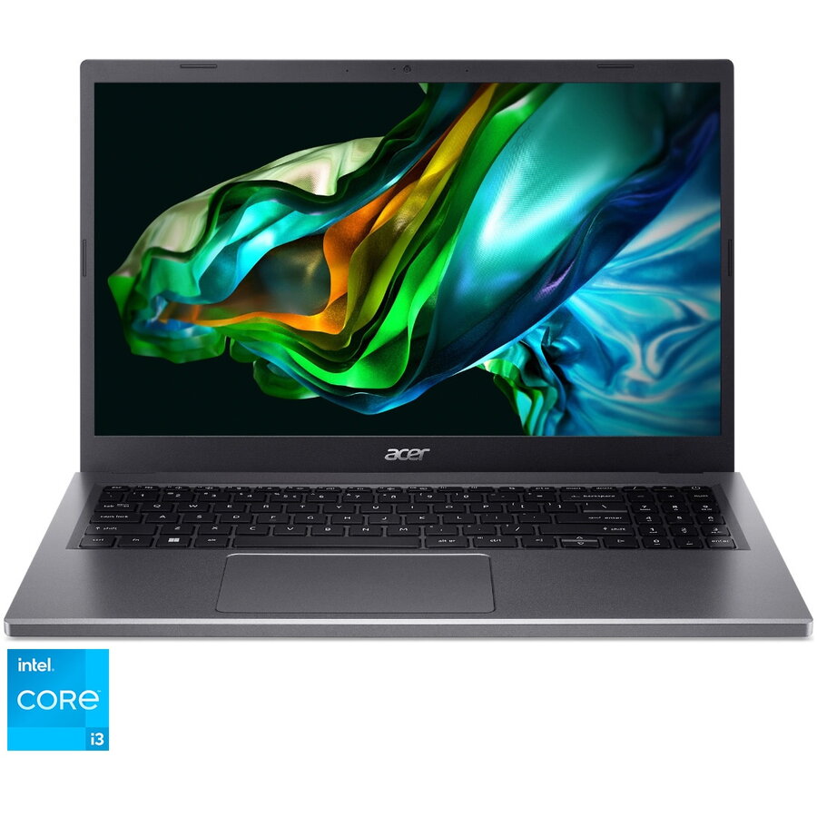 Laptop Acer Aspire 5 A515-58P-30KX cu procesor Intel® Core™ i3-1315U pana la 4.50 GHz, 15.6, Full HD, 8GB DDR5, 256GB SSD, Intel® UHD Graphics, NO OS, Steel Gray