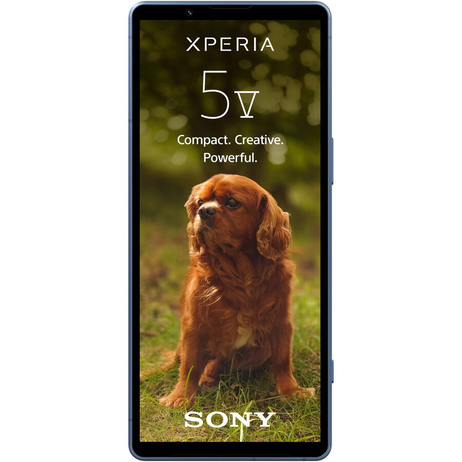 Telefon mobil Sony Xperia 5 V, Dual SIM, 8GB RAM, 128GB, 5G, Albastru