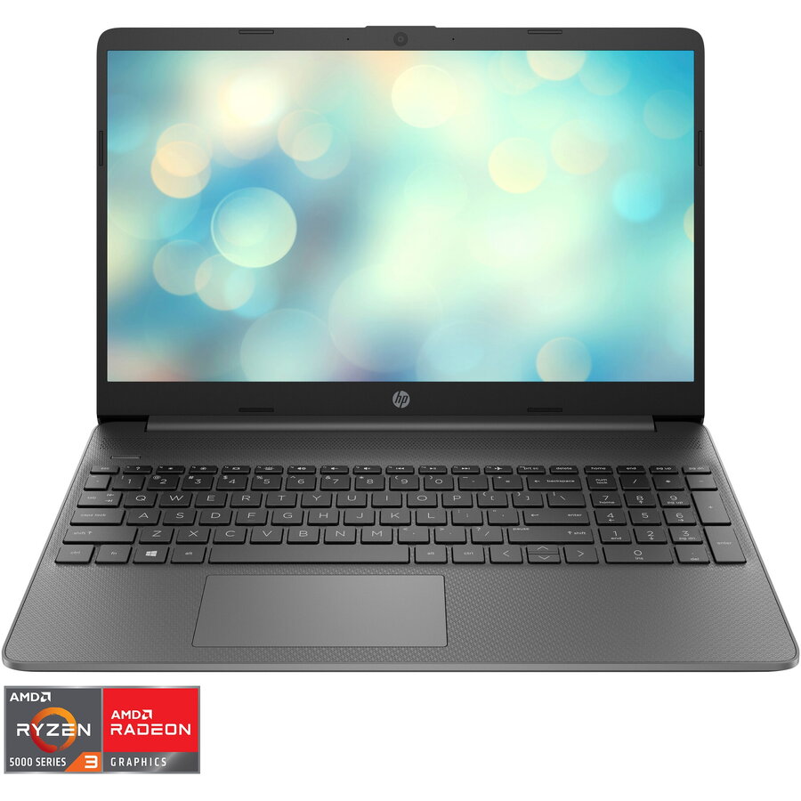 Laptop Hp 15s-eq2050nq Cu Procesor Amd Ryzen™ 3 5300u Pana La 3.80 Ghz, 15.6, Full Hd, 8gb Ddr4, 256gb Ssd, Amd Radeon™ Graphics, Windows 11 Home In S Mode, Grey
