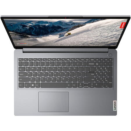 Laptop Lenovo IdeaPad 1 15ALC7 cu procesor AMD Ryzen™ 7 5700U pana la 4.3 GHz, 15.6", Full HD, 8GB DDR4, 512GB SSD, AMD Radeon™ Graphics, No OS, Cloud Grey