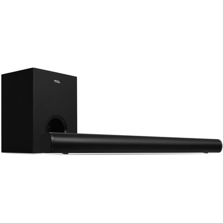 Soundbar TCL S522W, 2.1, 200W, Bluetooth, Dolby, Subwoofer Wireless, Negru