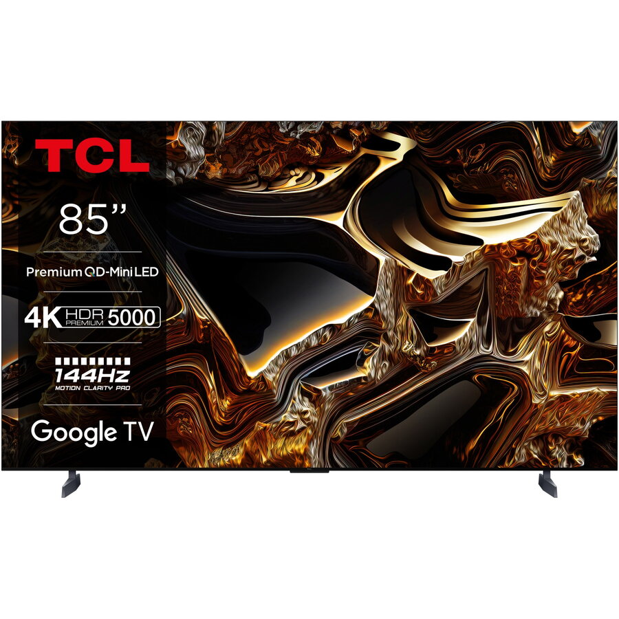 Televizor TCL MiniLed 85X955, 214 cm, Smart Google TV, 4K Ultra HD, 100Hz, Clasa G