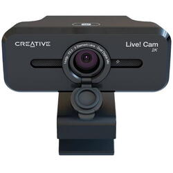 Creative Labs Camera web CREATIVE LIVE! CAM SYNC V3 2K QHD, Zoom Digital 4X, filmare la 95°, 2 microfoane