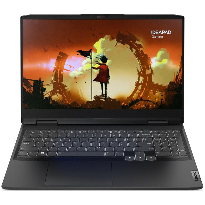 Laptop Gaming IdeaPad Gaming 3 15ARH7 cu procesor AMD Ryzen™ 7 7735HS pana la 4.75 GHz, 15.6 Full HD, IPS, 120Hz, 16GB, 512GB SSD, NVIDIA® GeForce RTX™ 4050 6GB GDDR6, No OS, Onyx Grey