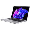 Laptop Acer Swift Go 14 SFG14-71-5969 cu procesor Intel® Core™ i5-1335U pana la 4.6 GHz, 14", 2.2K, IPS, 16GB DDR5, 1TB SSD, Intel® Iris® Xe Graphics, No OS, Pure Silver