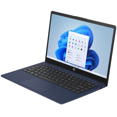 Laptop HP 14-ep0011nq cu procesor Intel® Core™ i5-1335U pana la 4.6 GHz, 14", Full HD, 8GB DDR4, 256GB SSD, Intel® Iris® Xe Graphics, Windows 11 Home, Blue