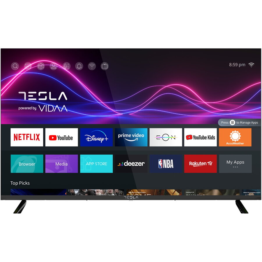 Televizor LED Tesla 43M325BFS, Smart TV VIDAA OS, 109cm, Full HD
