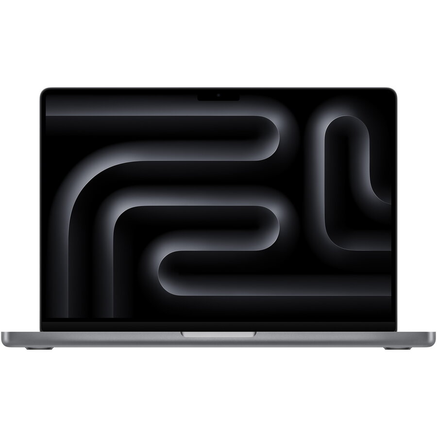 Laptop Apple MacBook Pro 14 cu procesor Apple M3, 8 nuclee CPU si 10 nuclee GPU, 8GB, 512GB SSD, Space Grey