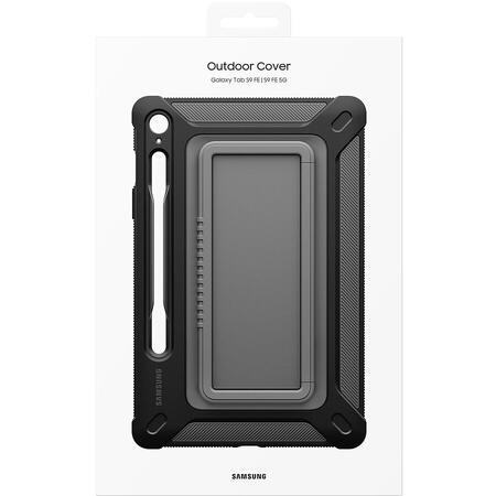 Husa de protectie Outdoor Cover pentru Galaxy Tab S9 FE, Black