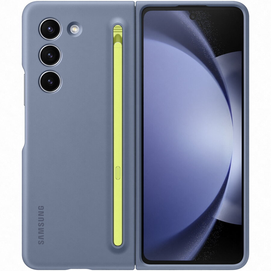 Husa de protectie Slim S-pen Case pentru Galaxy Fold5, Blue