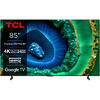 Televizor TCL MiniLed 85C955, 214 cm, Smart Google TV, 4K Ultra HD, 100hz, Clasa F