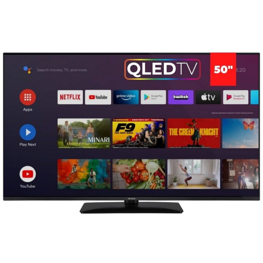 Televizor Qled Aiwa Qled-850uhd-sli, 127cm, Ultra Hd 4k, Smart Tv, Chromecast