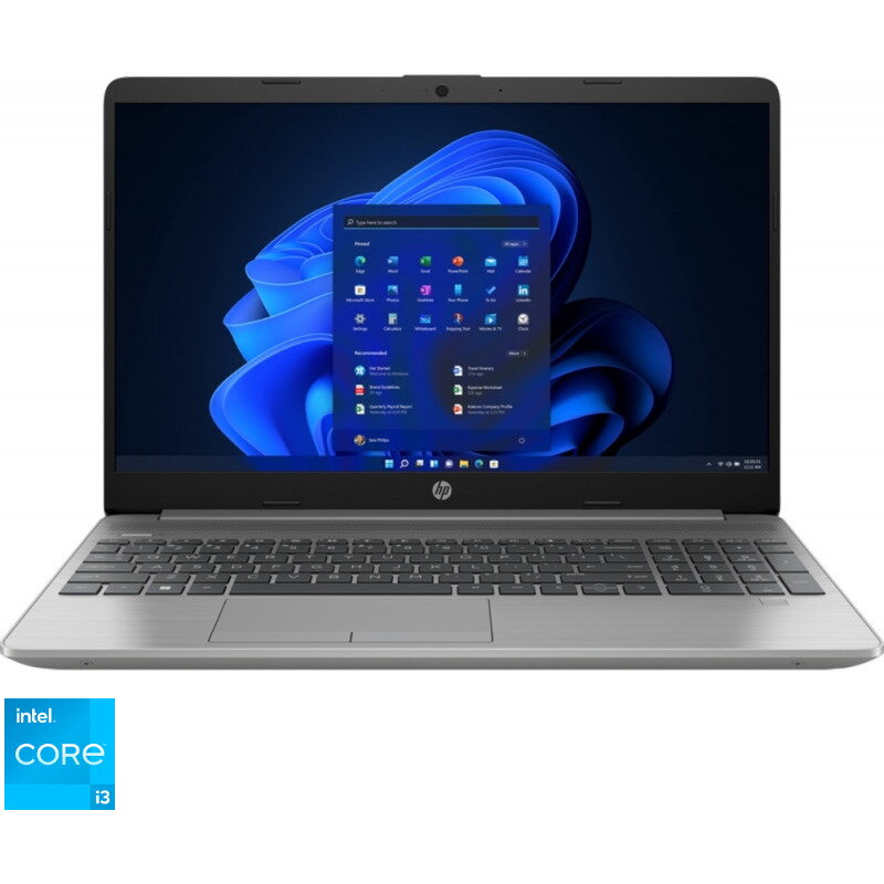 Laptop 15.6 250 G9, FHD, Procesor Intel® Core™ i3-1215U (10M Cache, up to 4.40 GHz, with IPU), 8GB DDR4, 256GB SSD, GMA UHD, Win 11 Pro Educational, Asteroid Silver